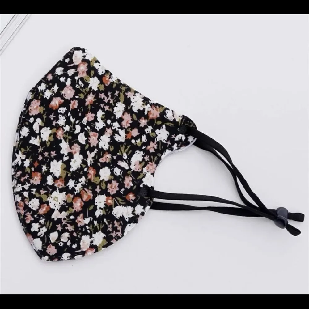 Floral Patterned Face Mask